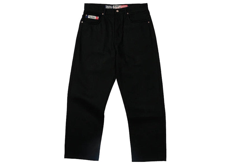 Palace x Droors Jean Medium Black Rinse Wash