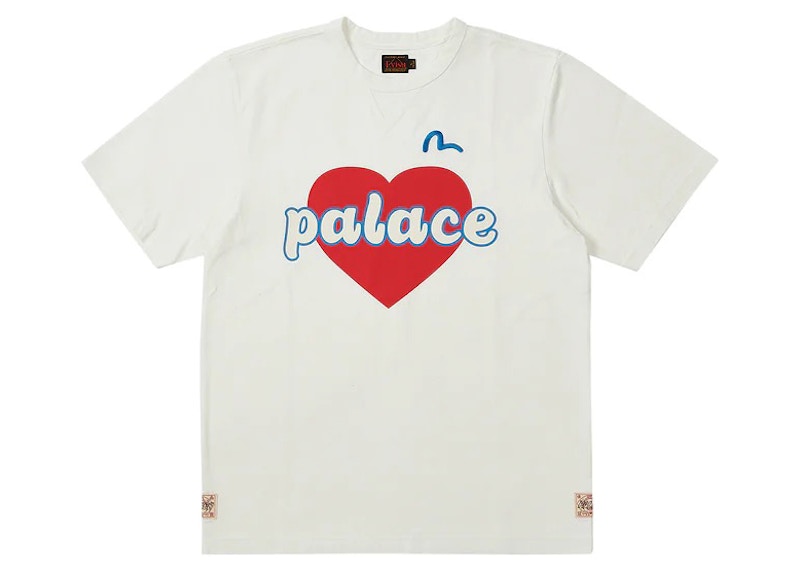 Palace x Evisu Heart T-shirt White