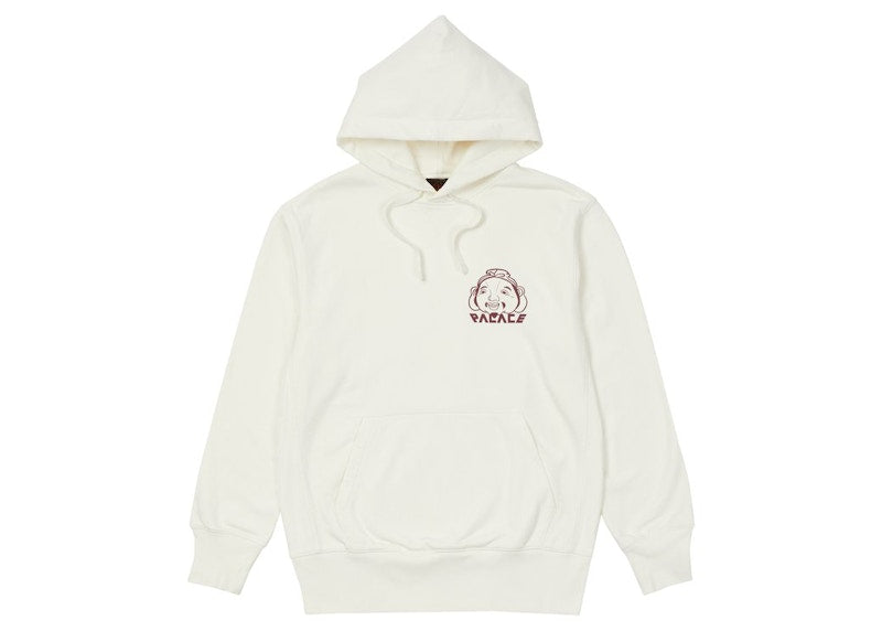 Palace x Evisu Tri-Godhead Hood Egret