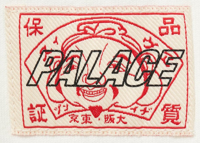 Palace x Evisu Tri-Godhead Hood Egret