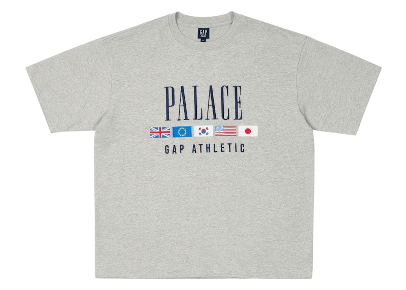Palace x Gap Heavy Jersey T-Shirt Grey