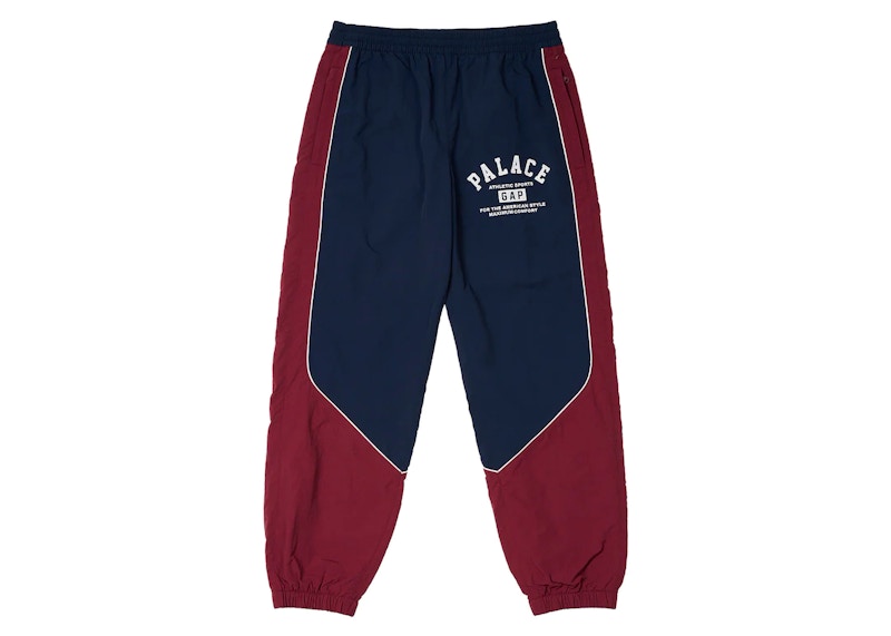 Palace x Gap Nylon Track Bottom Navy/Red
