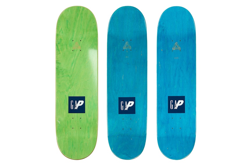 Palace x Gap Skateboard Deck Set Multicolor
