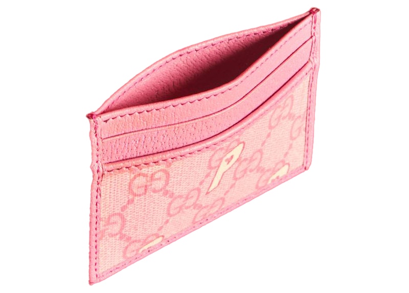 Palace x Gucci GG-P Supreme Card Case Pale Pink