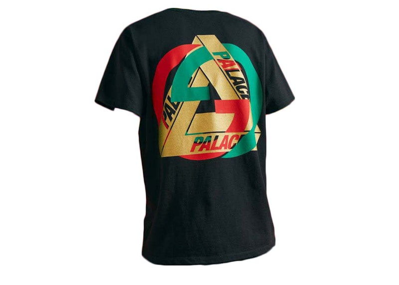 Palace x Gucci Printed Heavy Cotton Jersey T-shirt Black