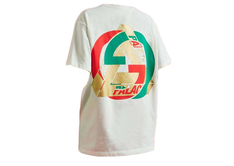 Palace x Gucci Printed Heavy Cotton Jersey T-shirt White