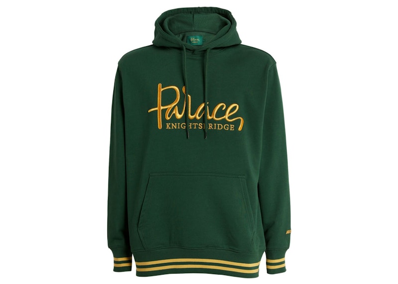 Palace x Harrods Embroidered Logo Hoodie Green