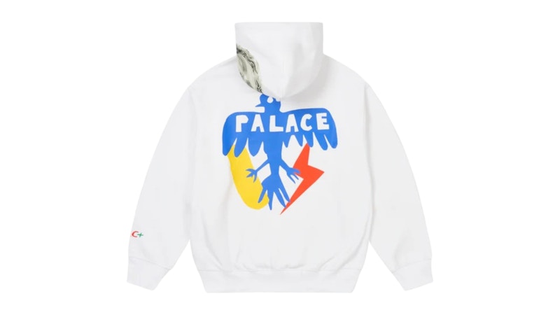 Palace x JCC+ Hood White