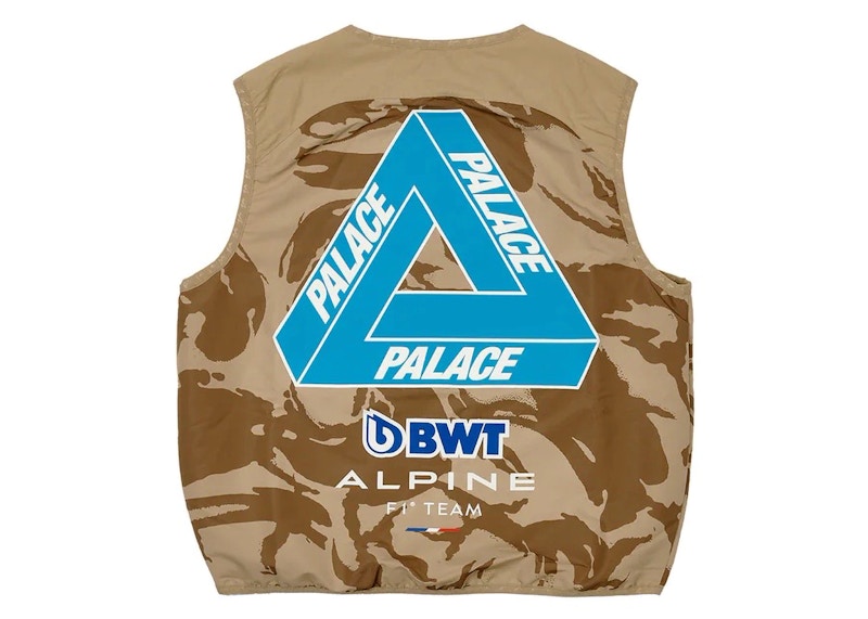 Palace x Kappa For Alpine Pit Vest Bodywarmer Desert Camo