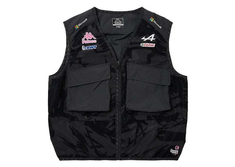 Palace x Kappa For Alpine Pit Vest Bodywarmer Night Desert Camo