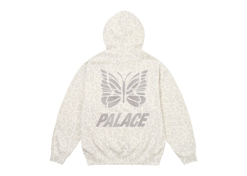 Palace x Needles Hood White