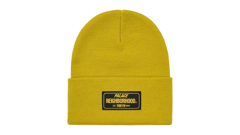 Palace x Neighborhood Beanie Yellow
