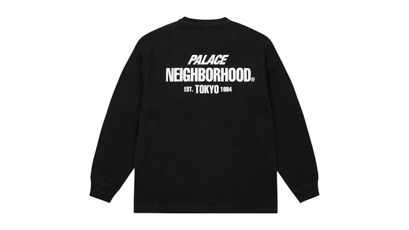 Palace x Neighborhood Waffle Jersey Black