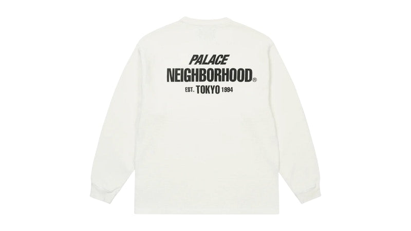 Palace x Neighborhood Waffle Jersey White