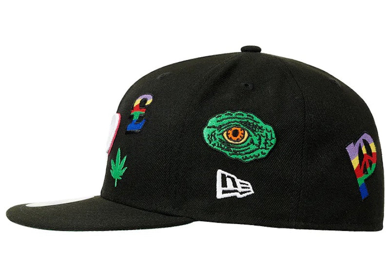 Palace x New Era Jesus 59Fifty Fitted Hat Black