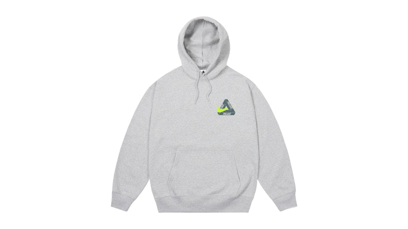 Palace x Nike Tri Swoosh Hood Grey Marl