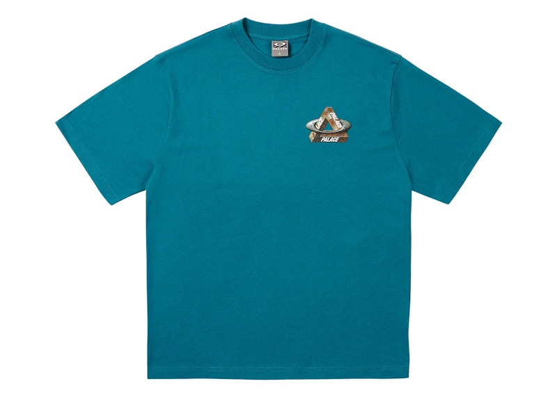 Palace x Oakley T-Shirt (FW24) Petrol