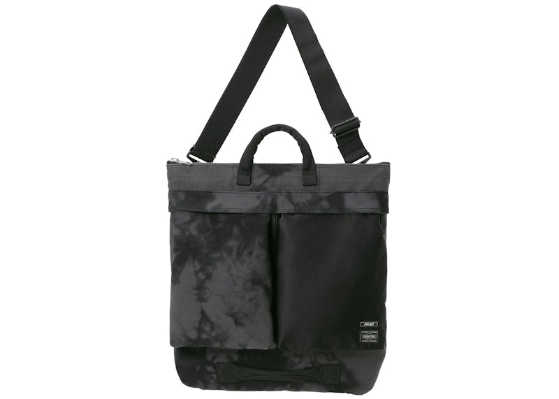 Palace x Porter 2 Way Helmet Bag Black Wave Dye