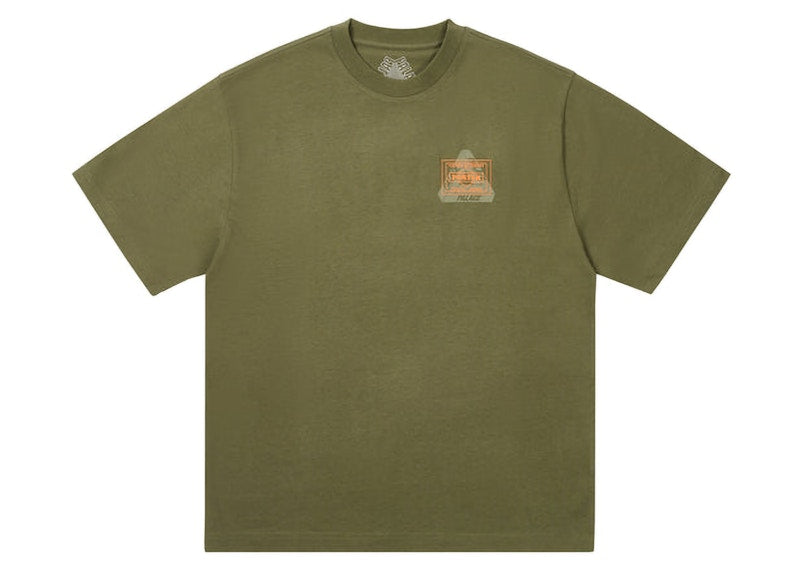 Palace x Porter Logo T-Shirt Olive