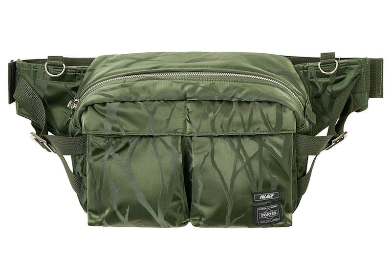 Palace x Porter Waist Bag Olive/Jacquard