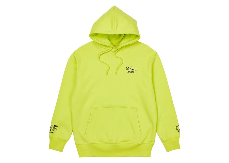 Palace x Rapha EF Education First Hoodie Neon Yellow
