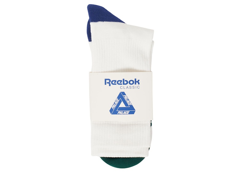 Palace x Reebok NPC Socks White