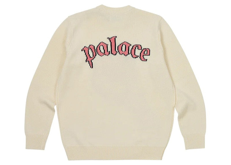 Palace x Spitfire Knit Cream