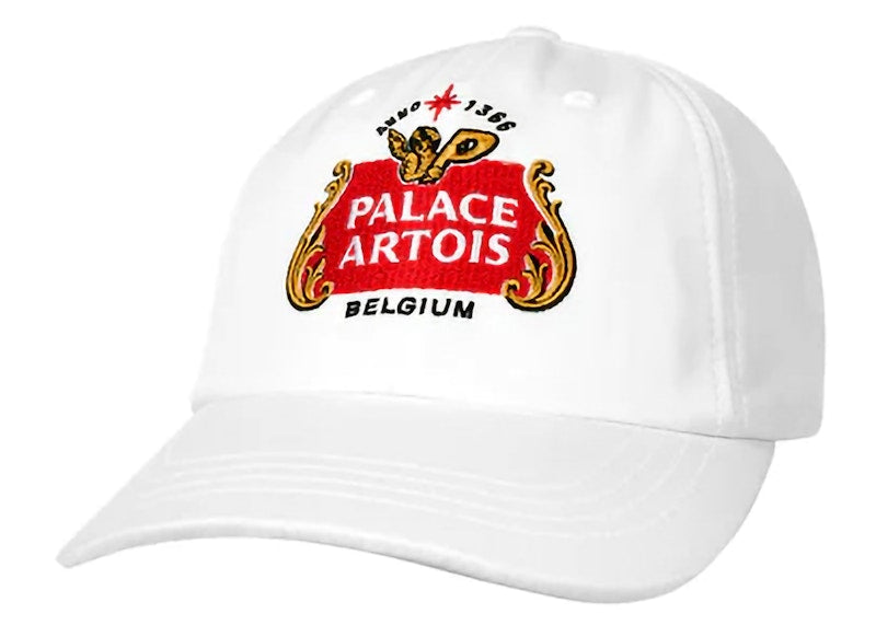 Palace x Stella Artois 6-Panel (SS24) White