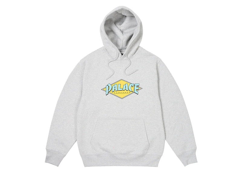 Palace x Thrasher Hood Grey Marl