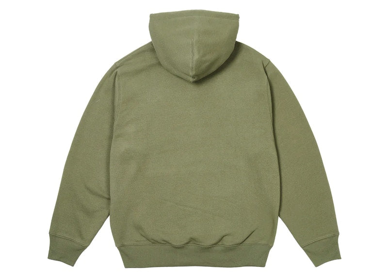 Palace x Thrasher Hood Olive