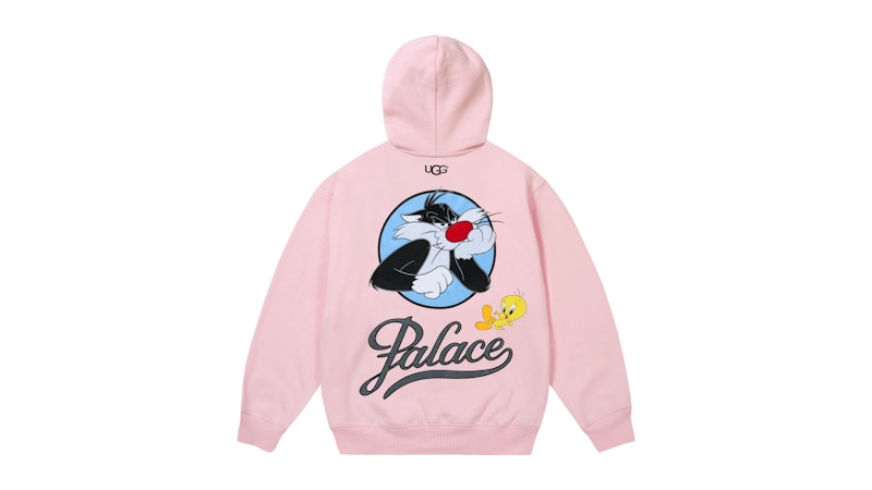 Palace x UGG Looney Tunes Hoodie Pink