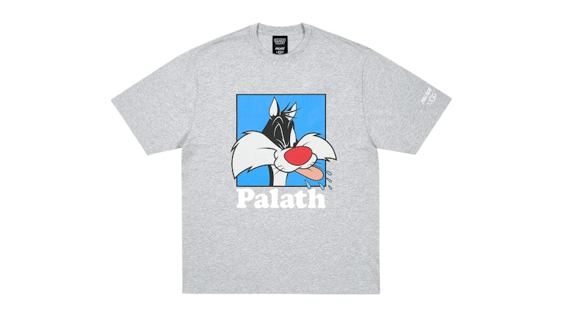 Palace x UGG Looney Tunes T-Shirt Grey Marl
