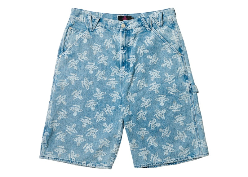 Palace x Vivienne Westwood Denim Short Orb Stone Wash