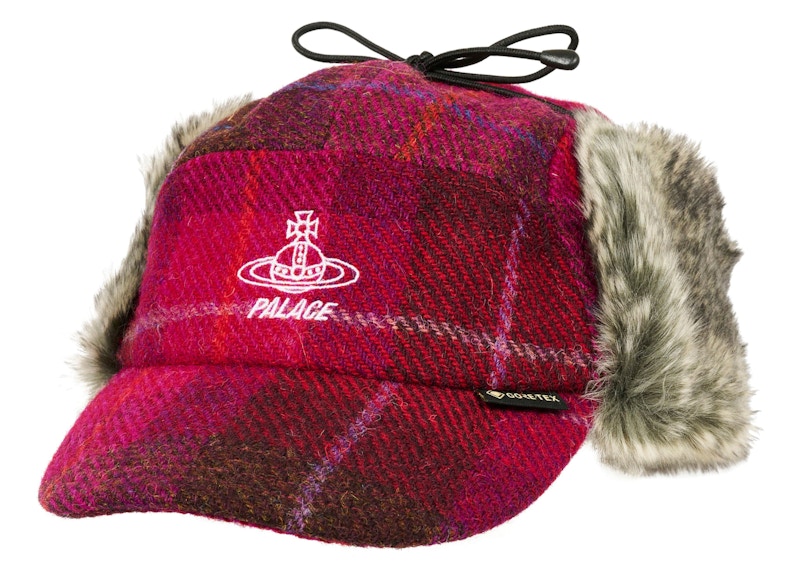 Palace x Vivienne Westwood GORE-TEX Shooting Cap Plaid Pink