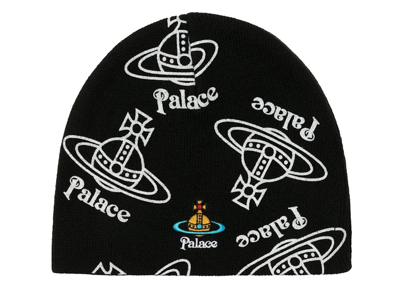 Palace x Vivienne Westwood Jersey Beanie Black