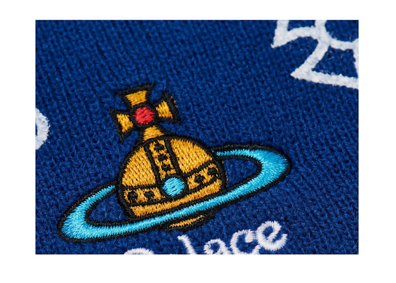 Palace x Vivienne Westwood Jersey Beanie Indigo