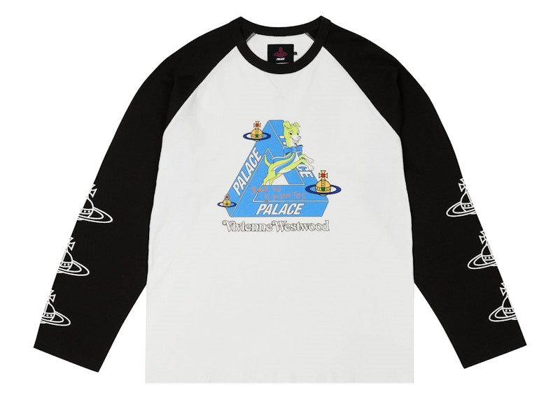Palace x Vivienne Westwood Raglan Longsleeve White/Black