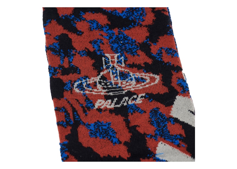 Palace x Vivienne Westwood Socks Pink Leopard