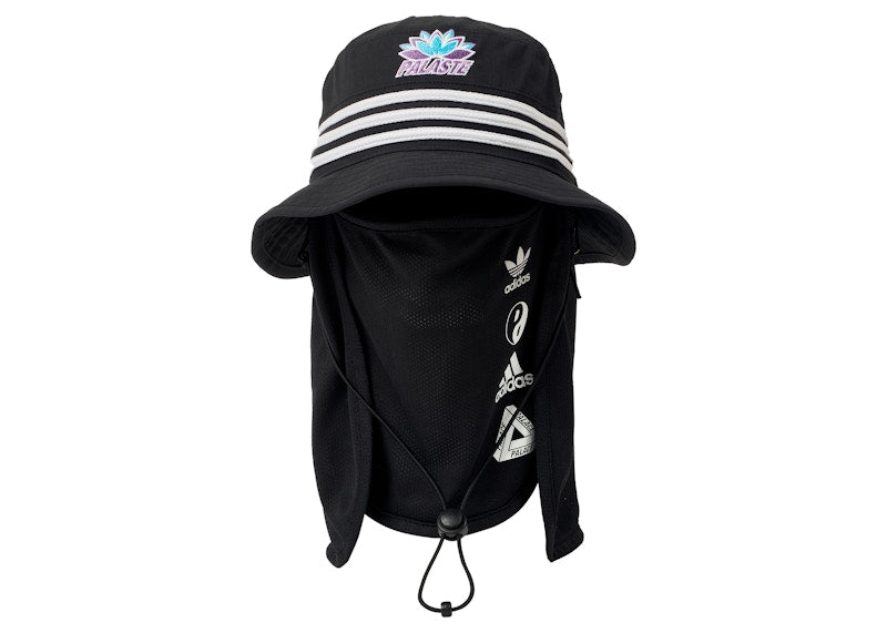 Palace x adidas Palaste Yoga Bucket Hat Black