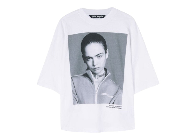 Palm Angels Angels By Palm Angels Loose T-Shirt White/Black