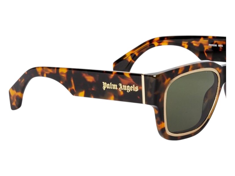 Palm Angels Arcadia Sunglasses Havana Green Arcadia Havana (PERI096F24PLA0016055)
