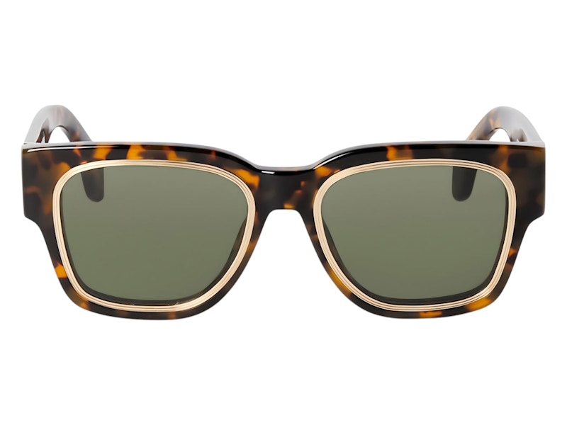Palm Angels Arcadia Sunglasses Havana Green Arcadia Havana (PERI096F24PLA0016055)