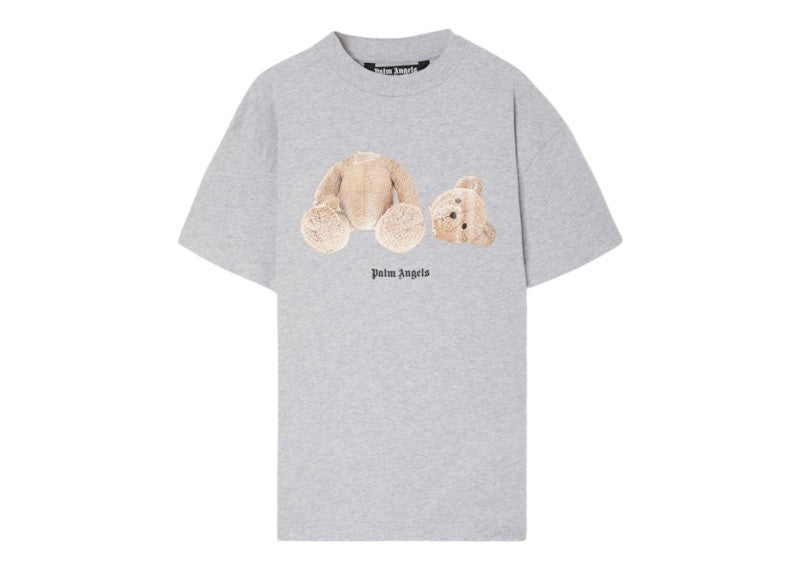 Palm Angels Bear Classic T-Shirt 0860 Melange Grey/Brown
