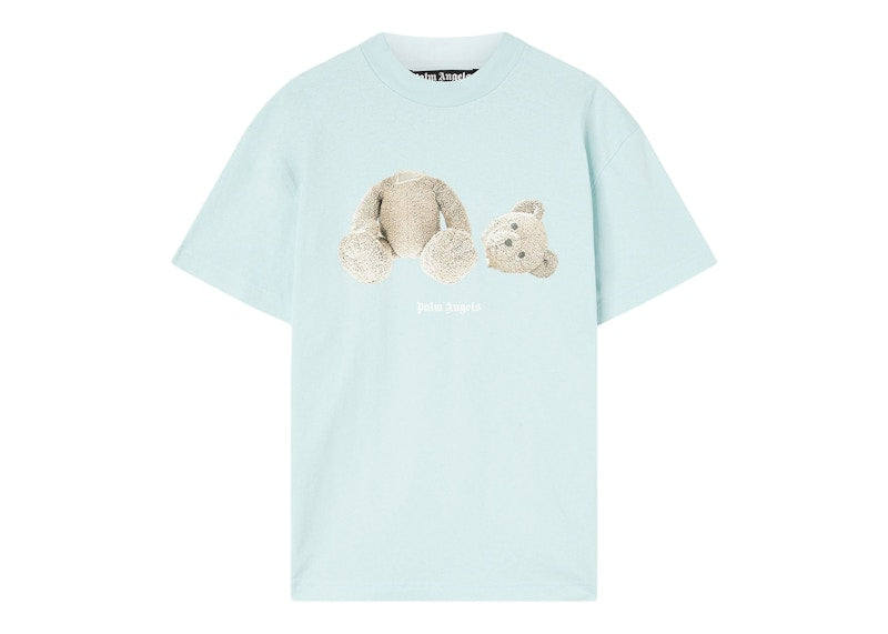 Palm Angels Bear Classic T-shirt Light Blue/Brown