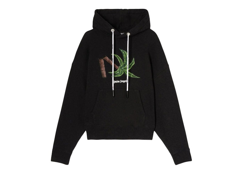 Palm Angels Broken Palm Hoodie Black/Green
