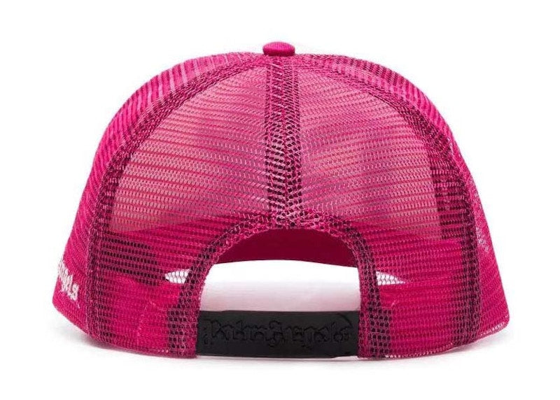 Palm Angels Broken Palm Trucker Hat Pink/White/Green