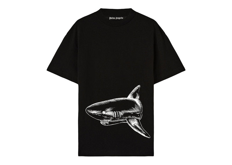 Palm Angels Broken Shark Classic T-Shirt Black/Off White