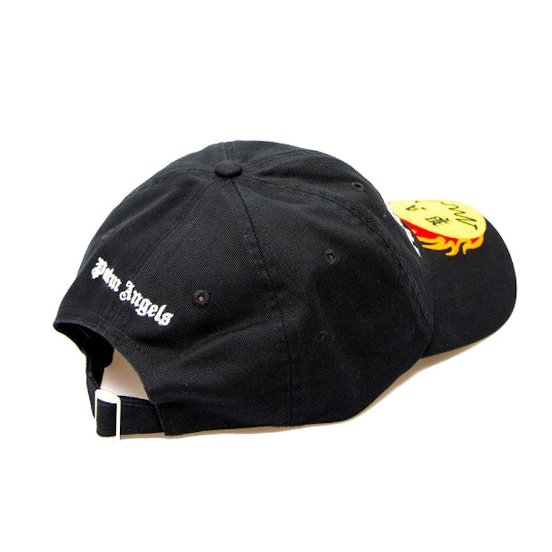 Palm Angels Burning Head Cap Black