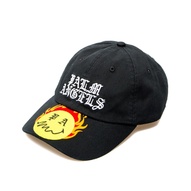 Palm Angels Burning Head Cap Black