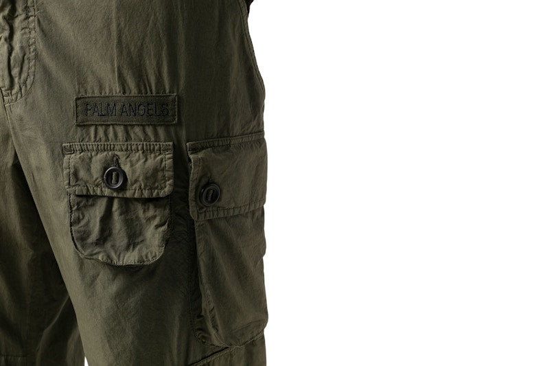 Palm Angels Cargo Pants Military Green